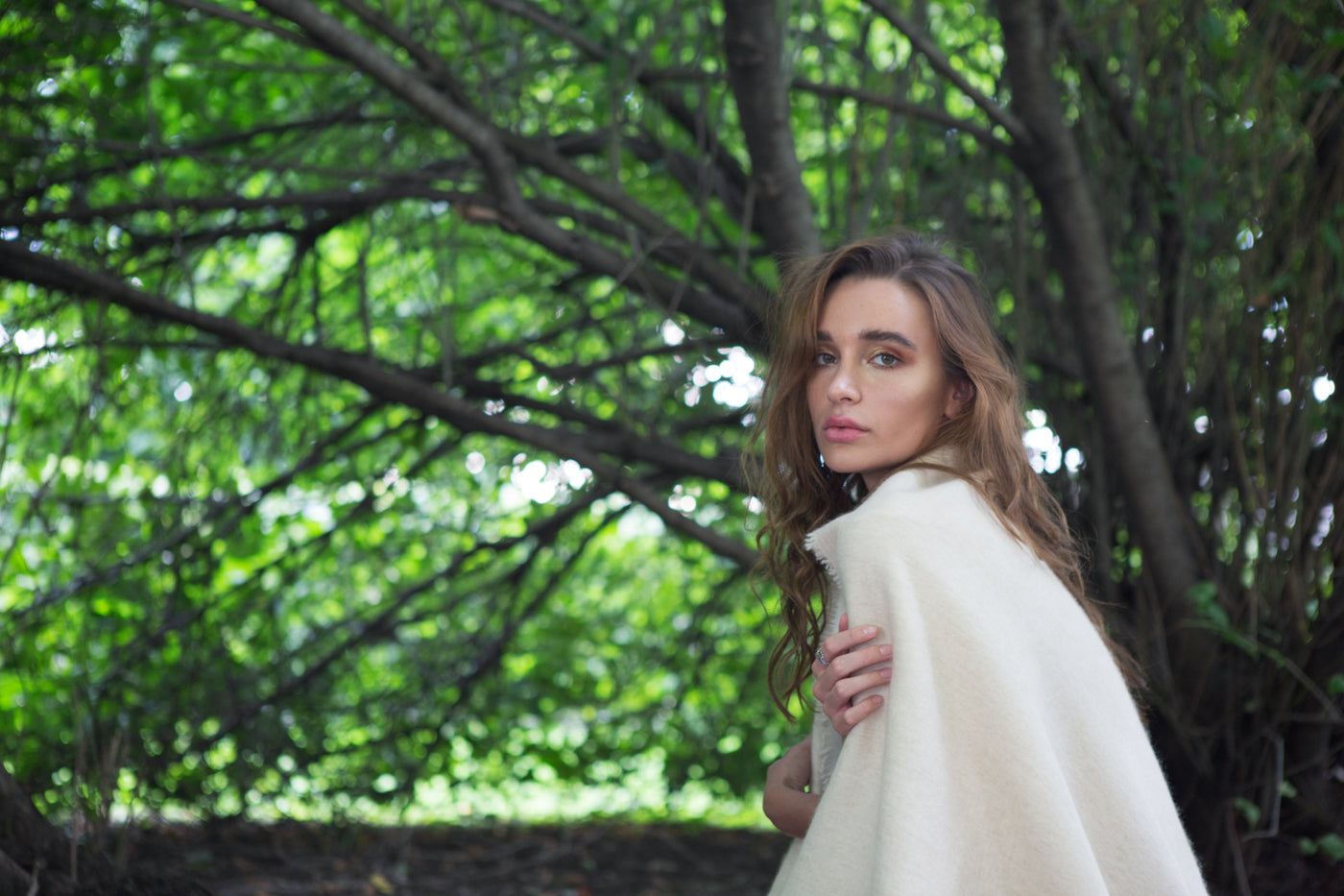 Reversible Cashmere Shawl