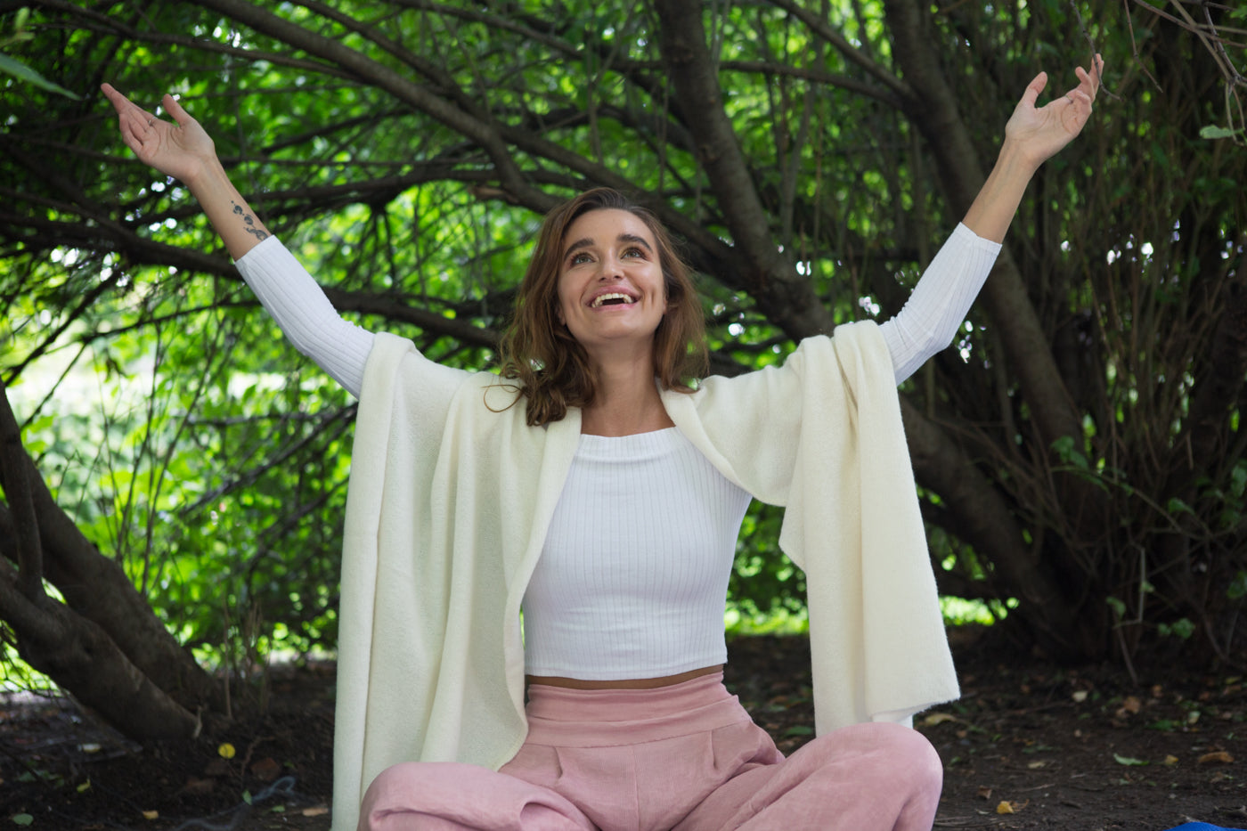 Reversible Cashmere Shawl