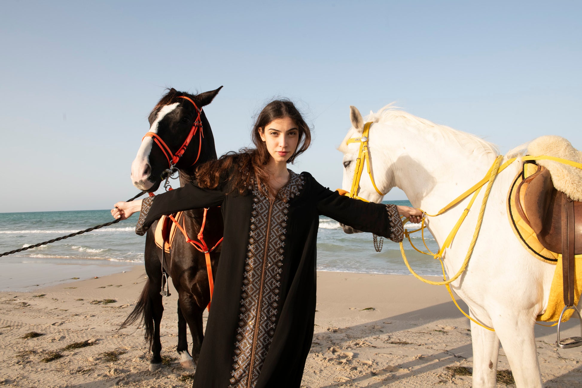 The Art of Exquisite Crystal Embellished Kaftan