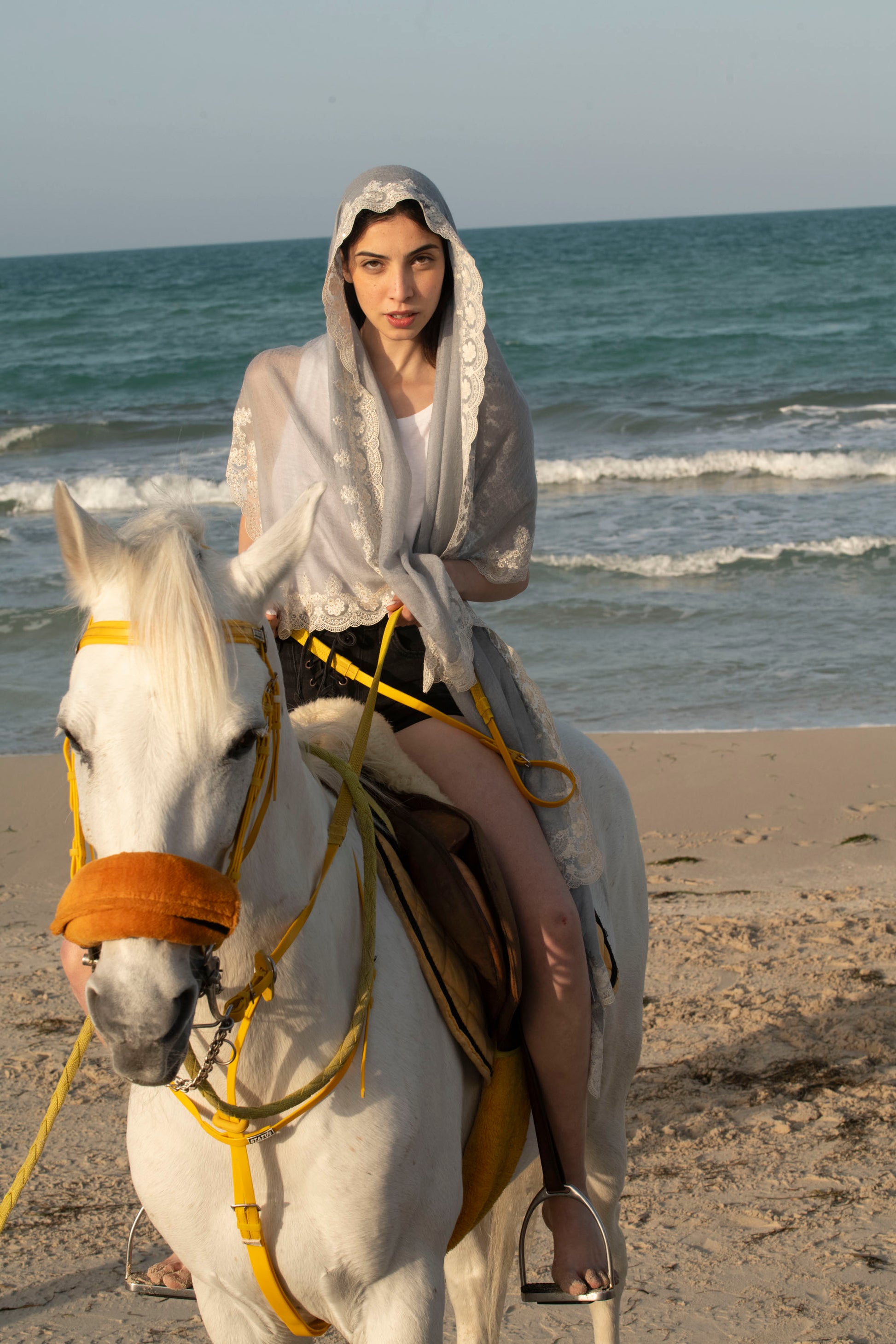 The Lace Atelier Cashmere Shawl