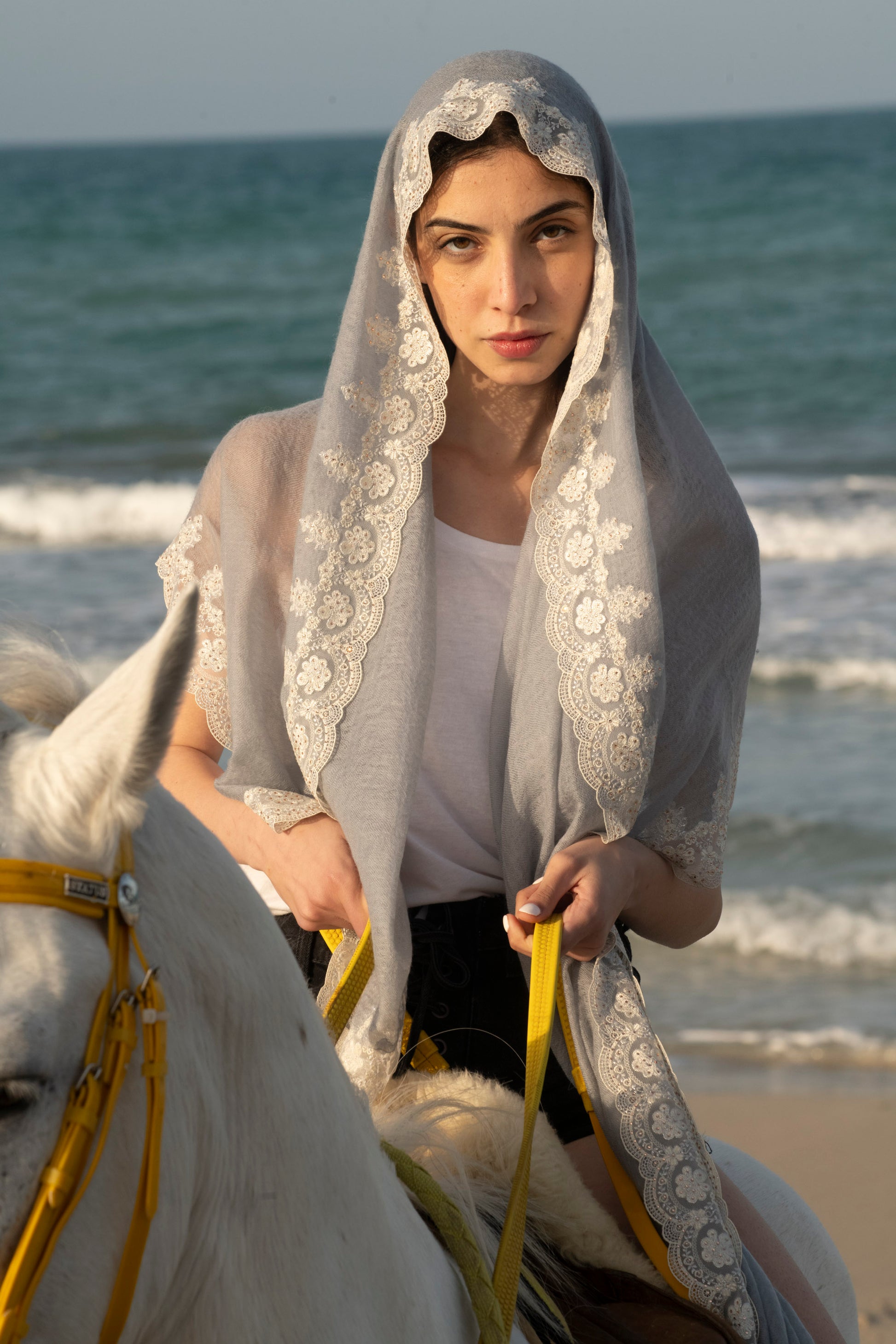 The Lace Atelier Cashmere Shawl