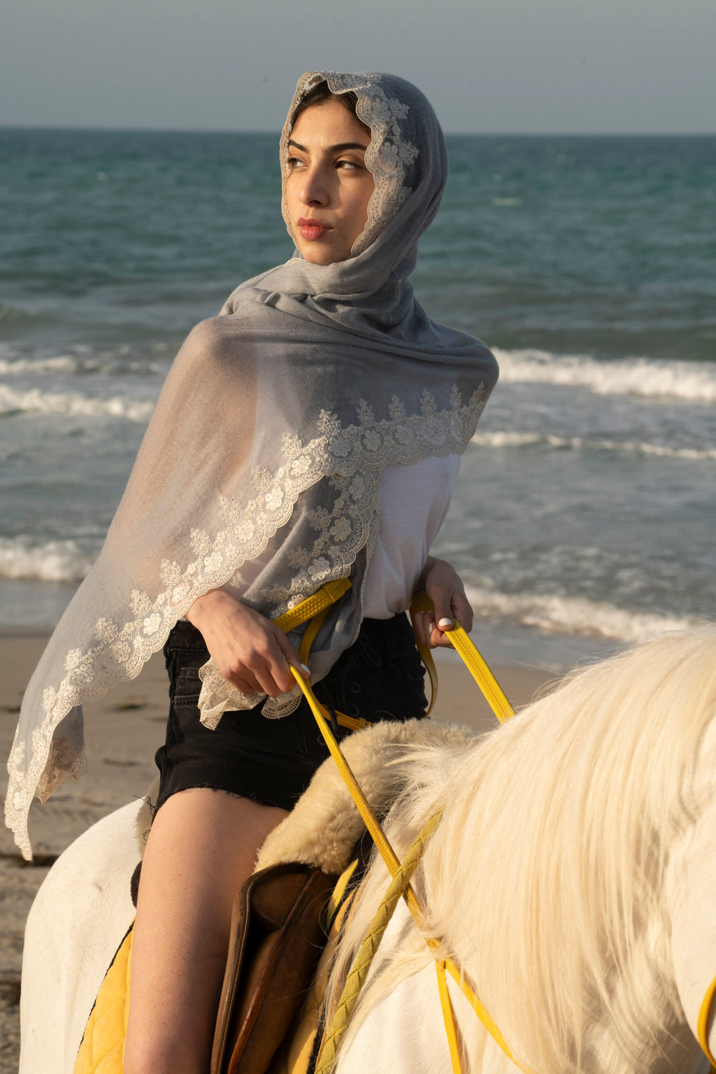 The Lace Atelier Cashmere Shawl