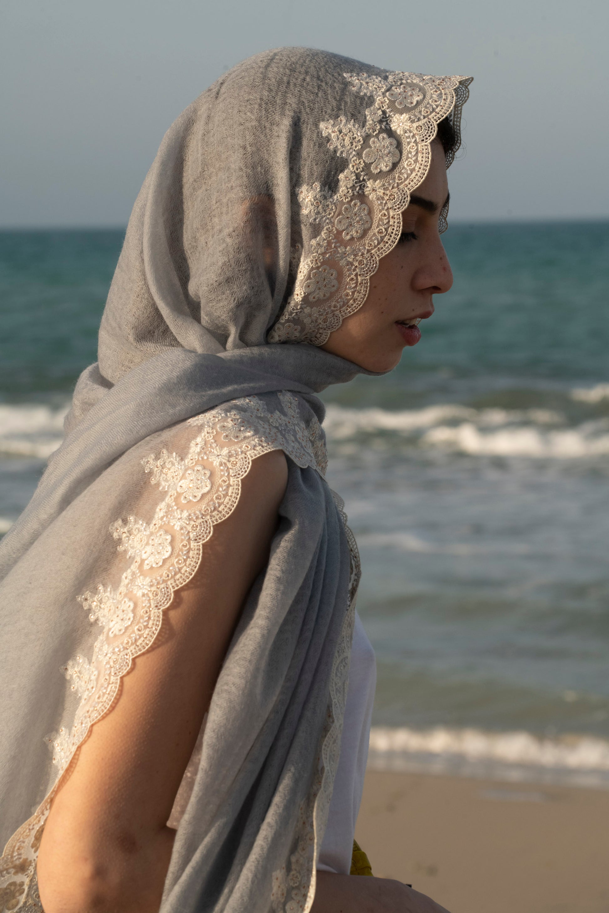 The Lace Atelier Cashmere Shawl
