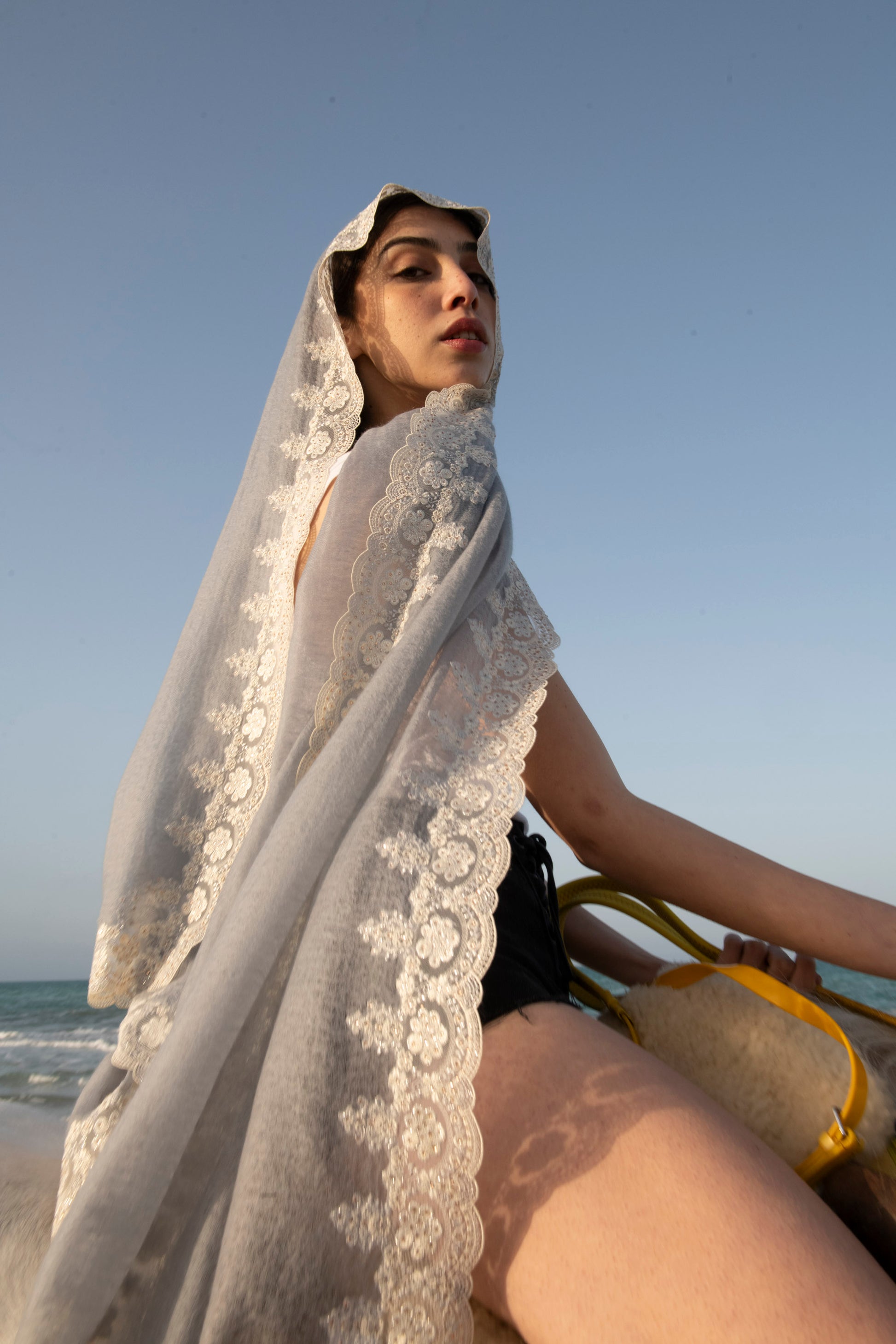 The Lace Atelier Cashmere Shawl