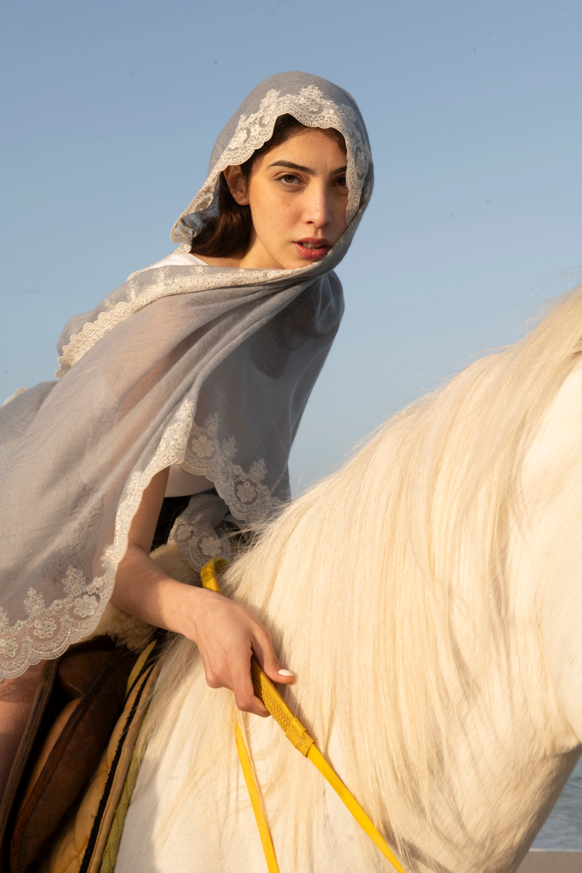 The Lace Atelier Cashmere Shawl