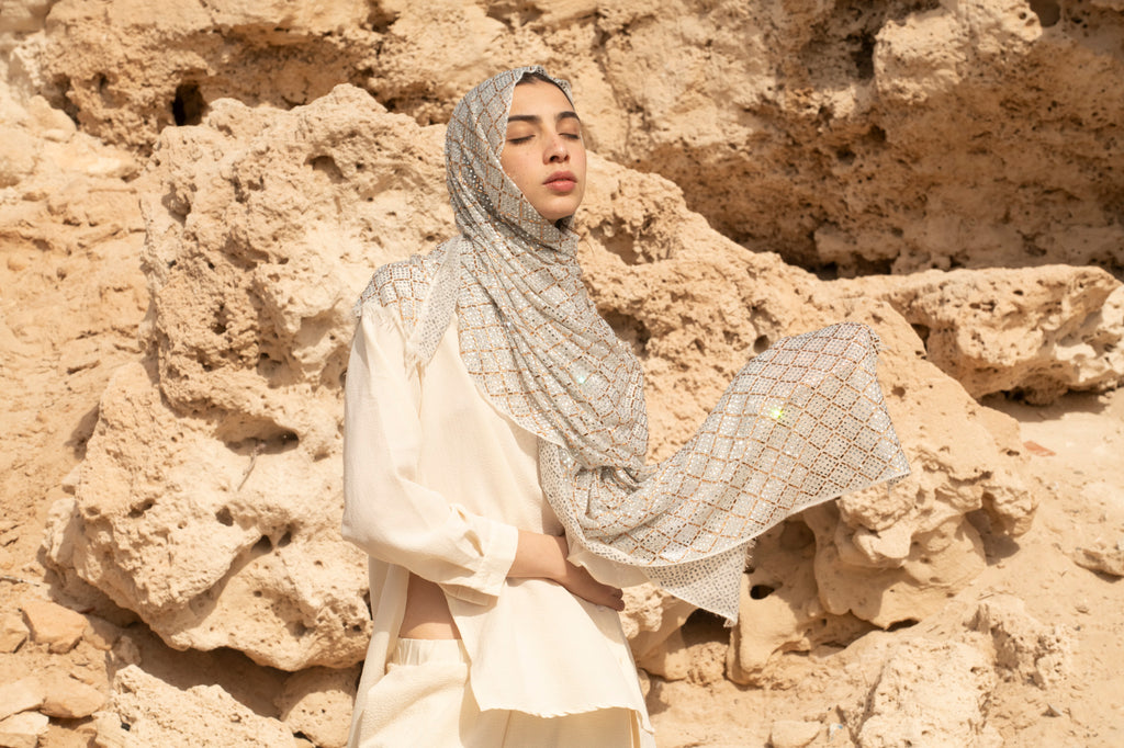 Imperial Spark Handcrafted Cashmere Shawl