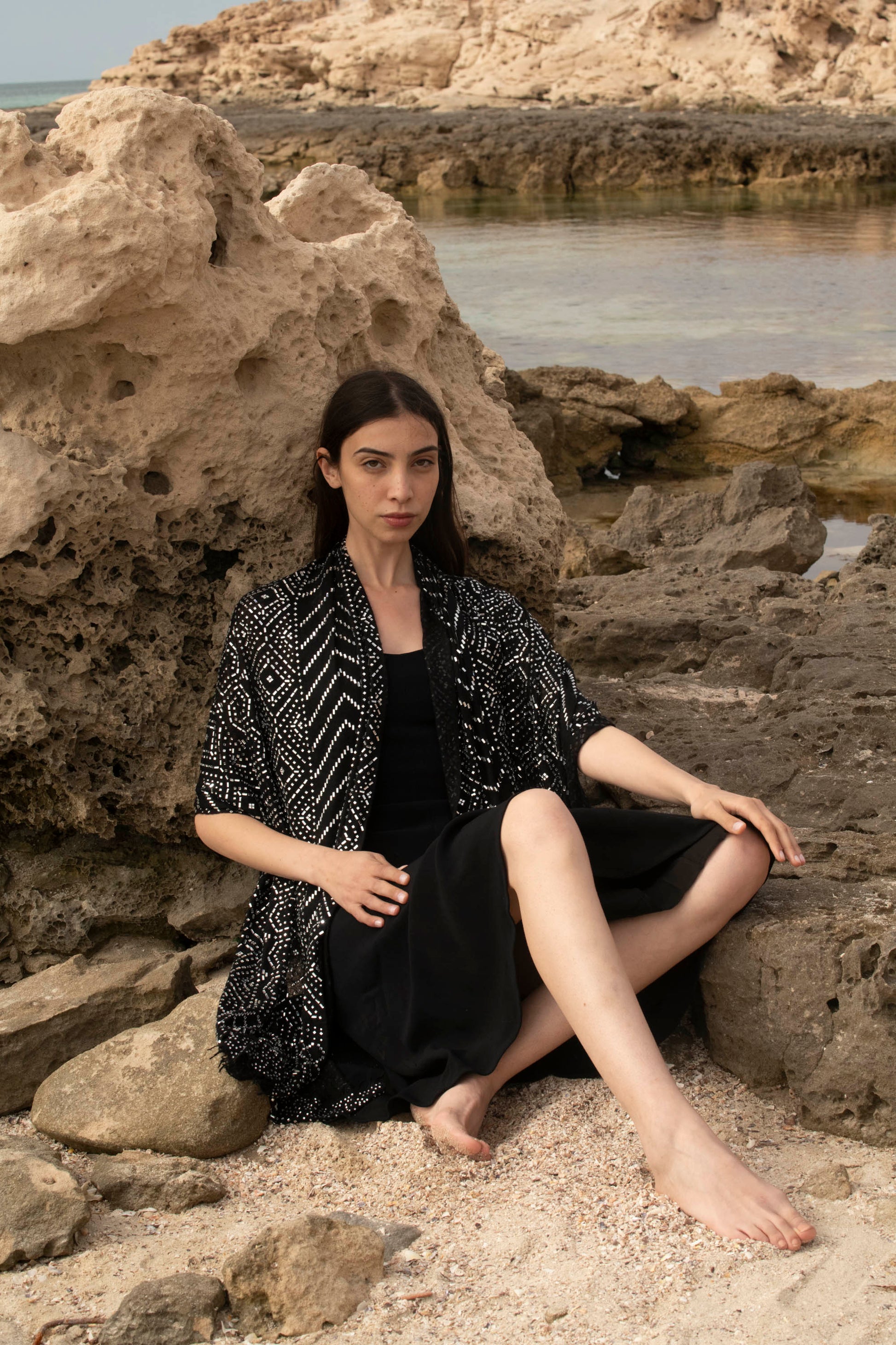 The Royal Atelier Crystal Cashmere Shawl