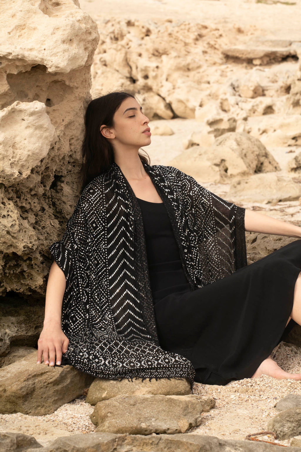 The Royal Atelier Crystal Cashmere Shawl