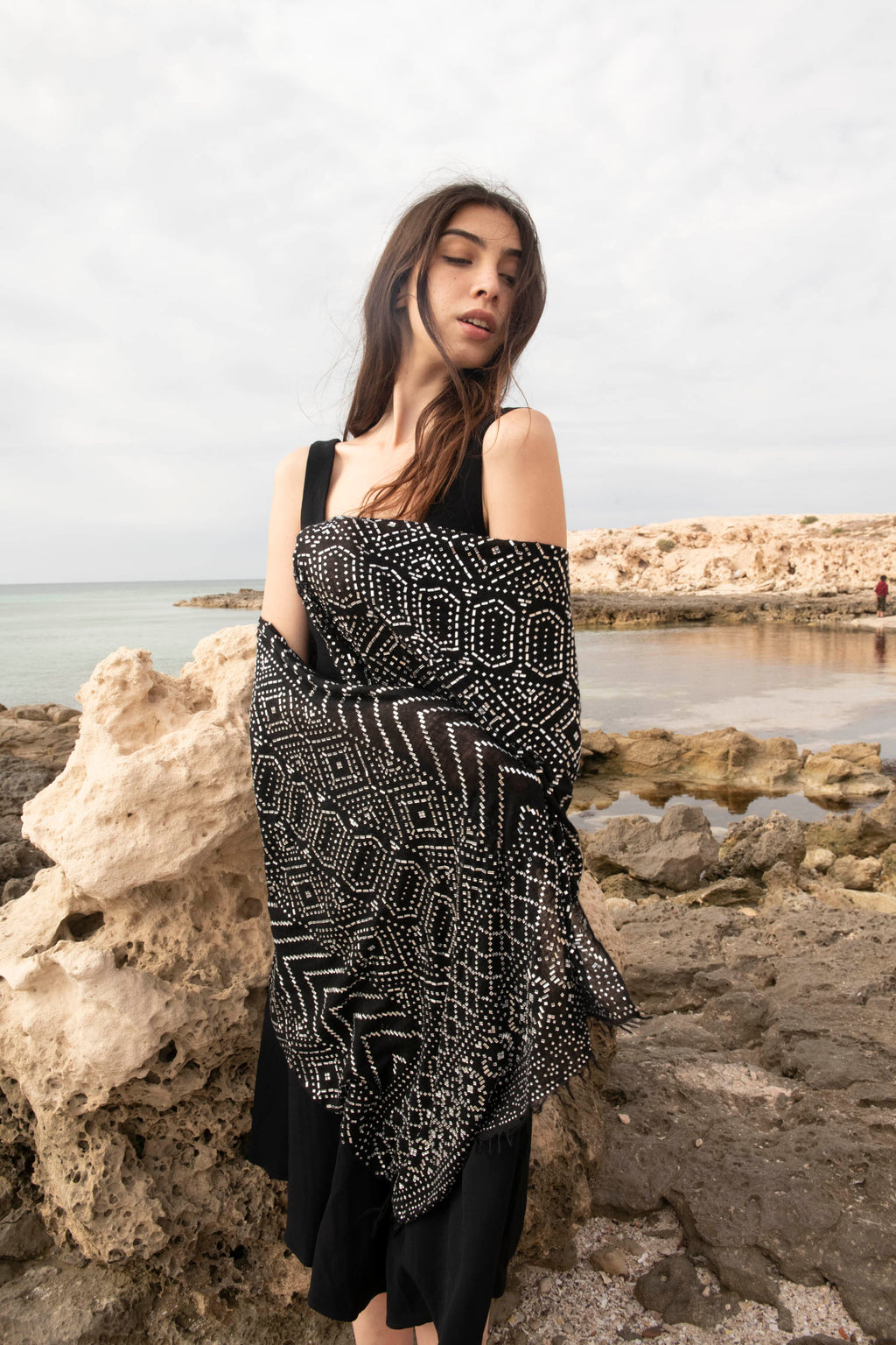 The Royal Atelier Crystal Cashmere Shawl