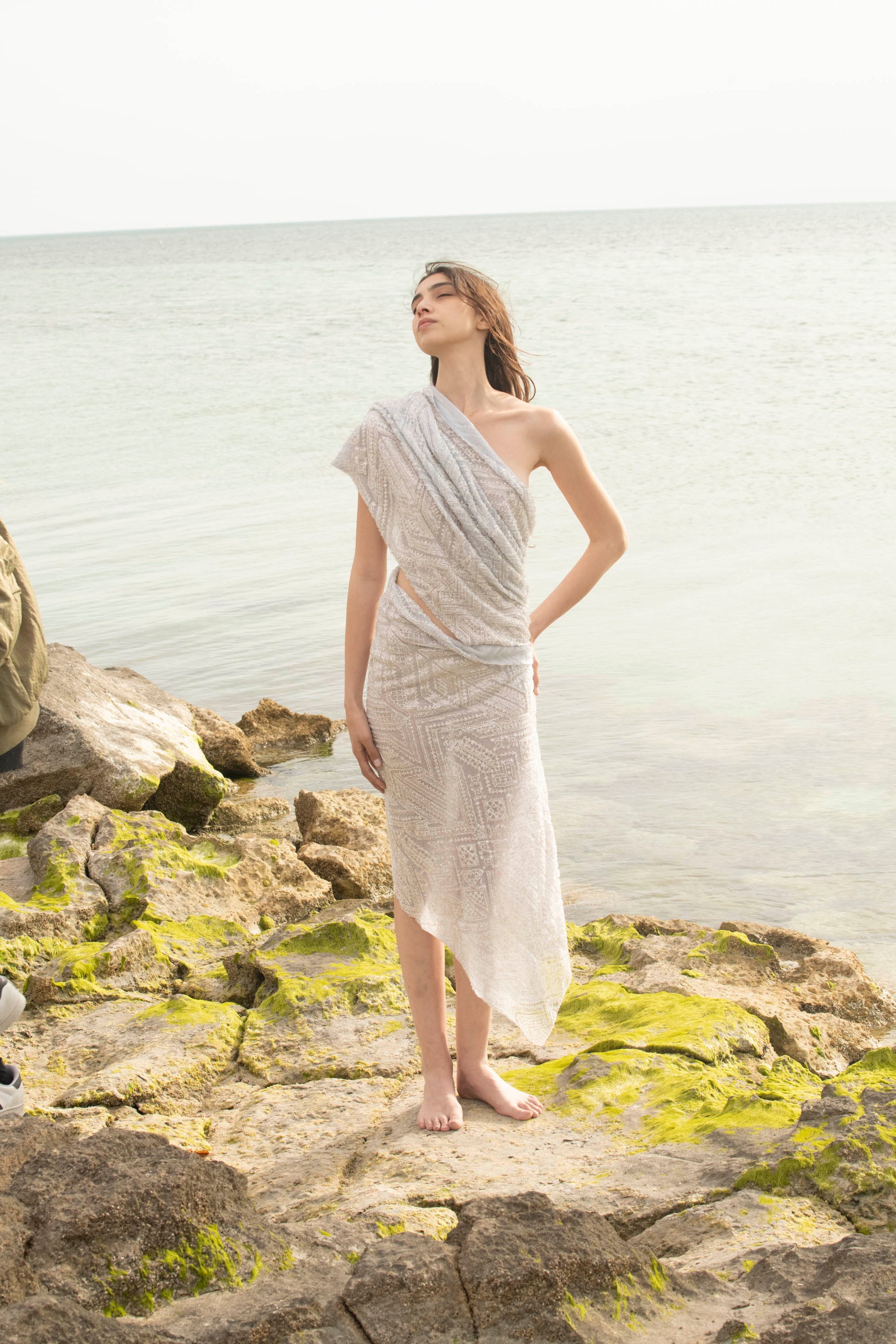 Opera Brilliance Hand-Embellished Cashmere Shawl