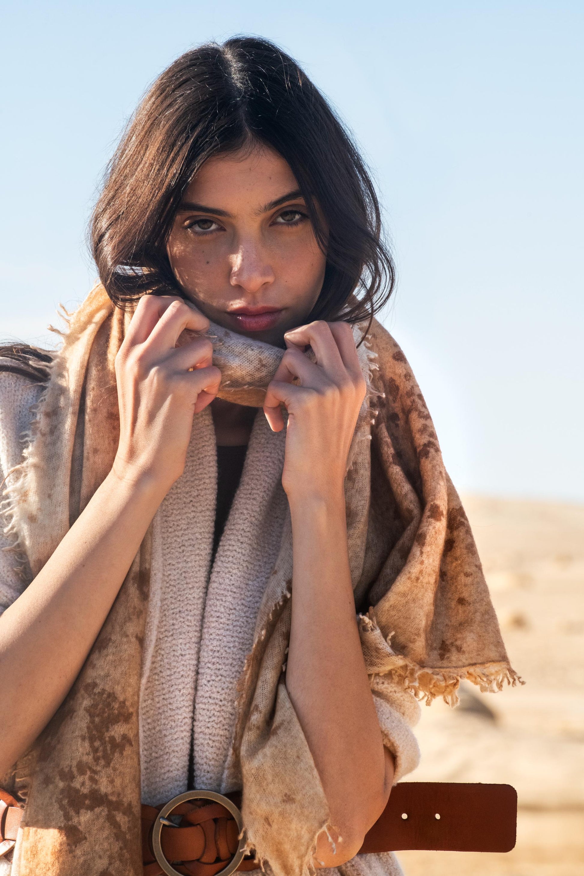 Luna Soft-Knit Cashmere Shawl