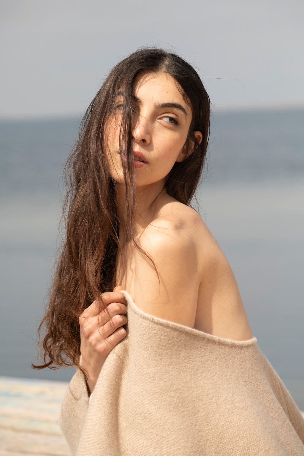 The Infinite Drape Reversible Cashmere Outerwear