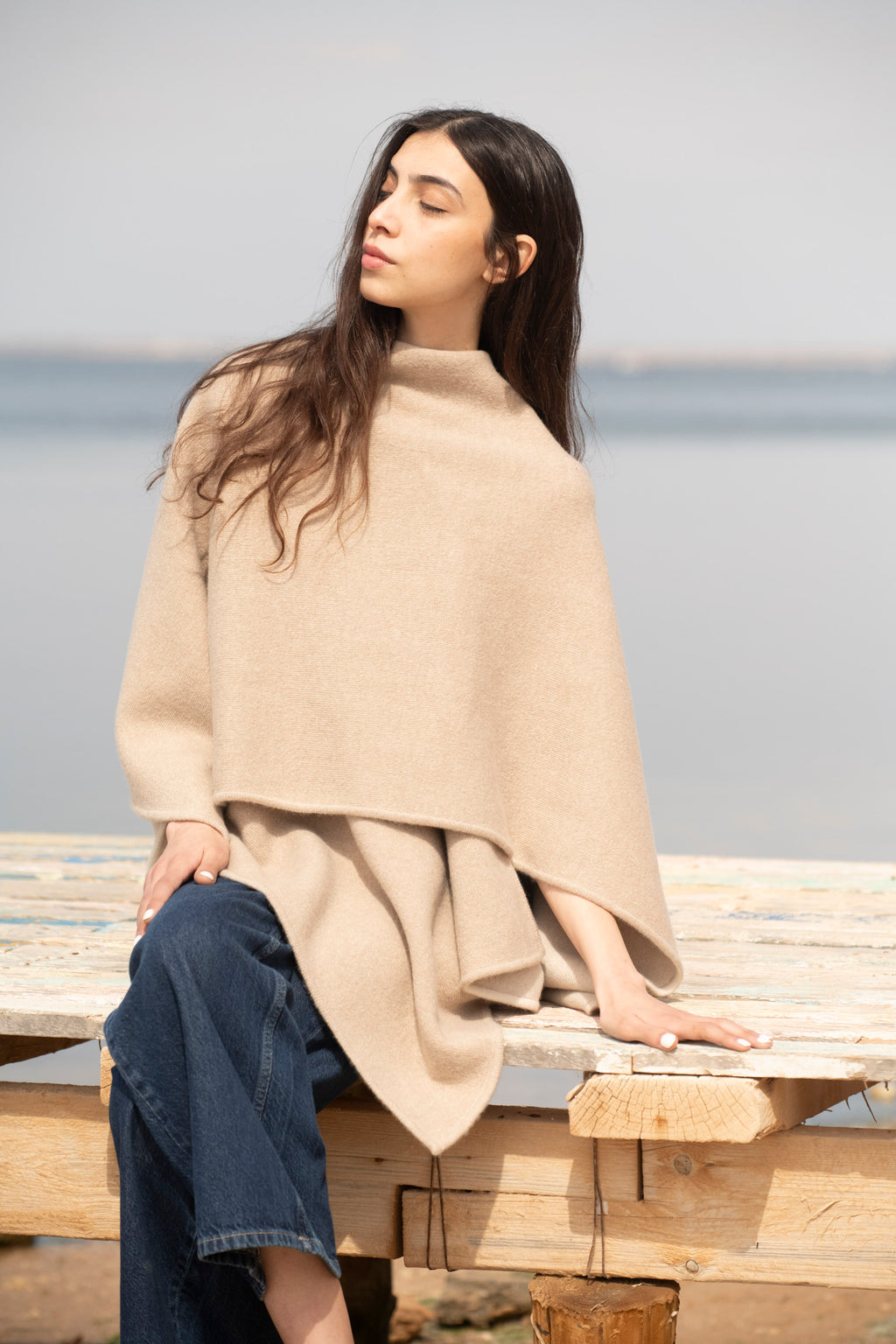 The Infinite Drape Reversible Cashmere Outerwear