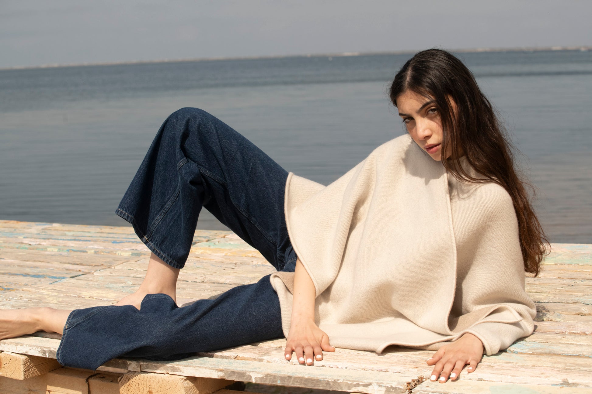 The Infinite Drape Reversible Cashmere Outerwear