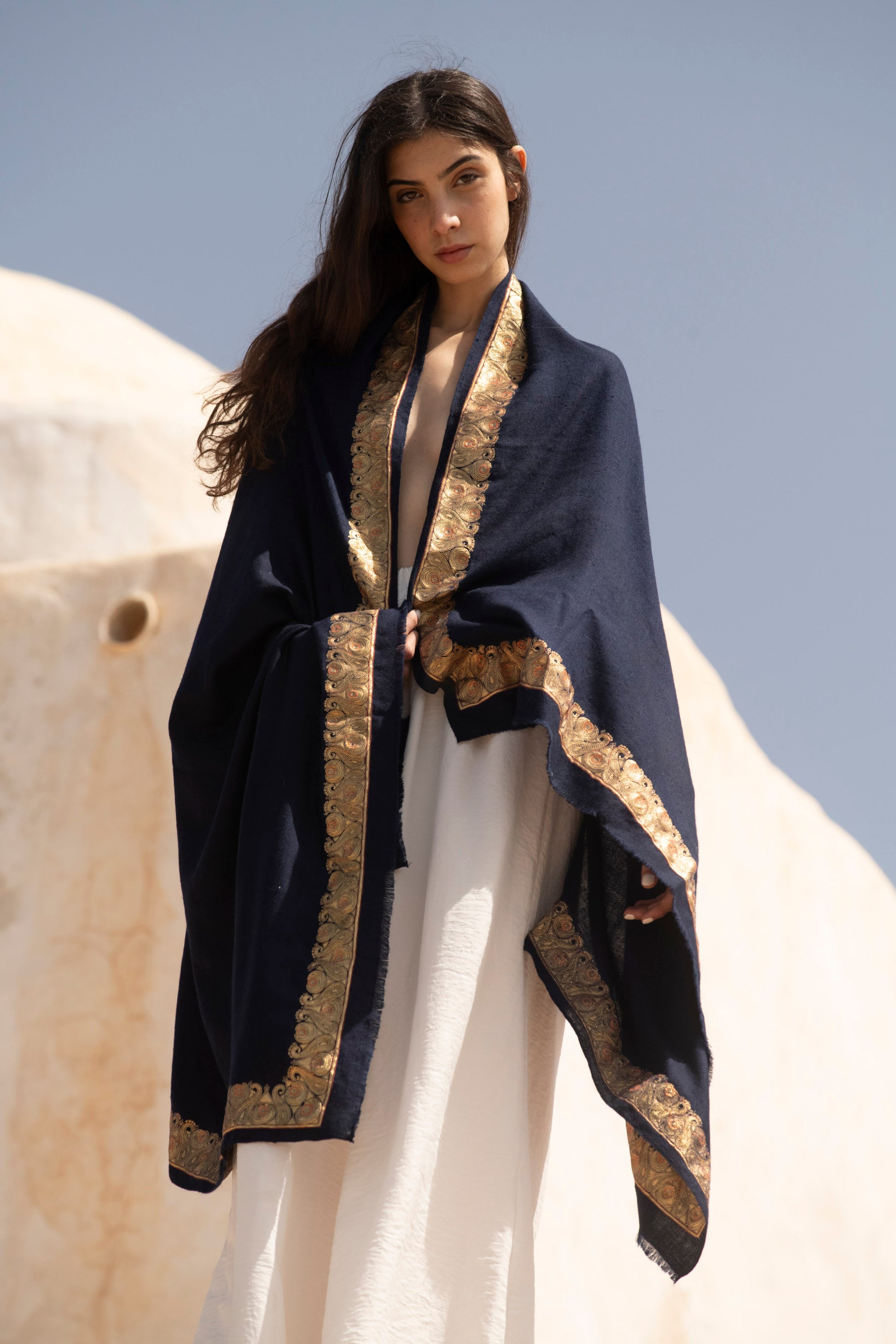 Dynasty Glow with Kasab Cashmere Shawl