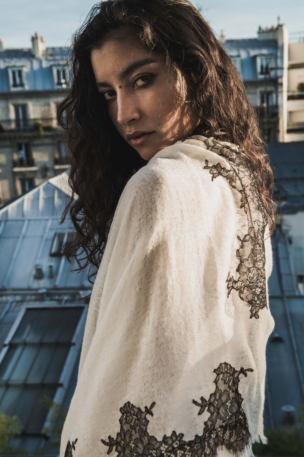 Feather Luxe Cashmere Stole