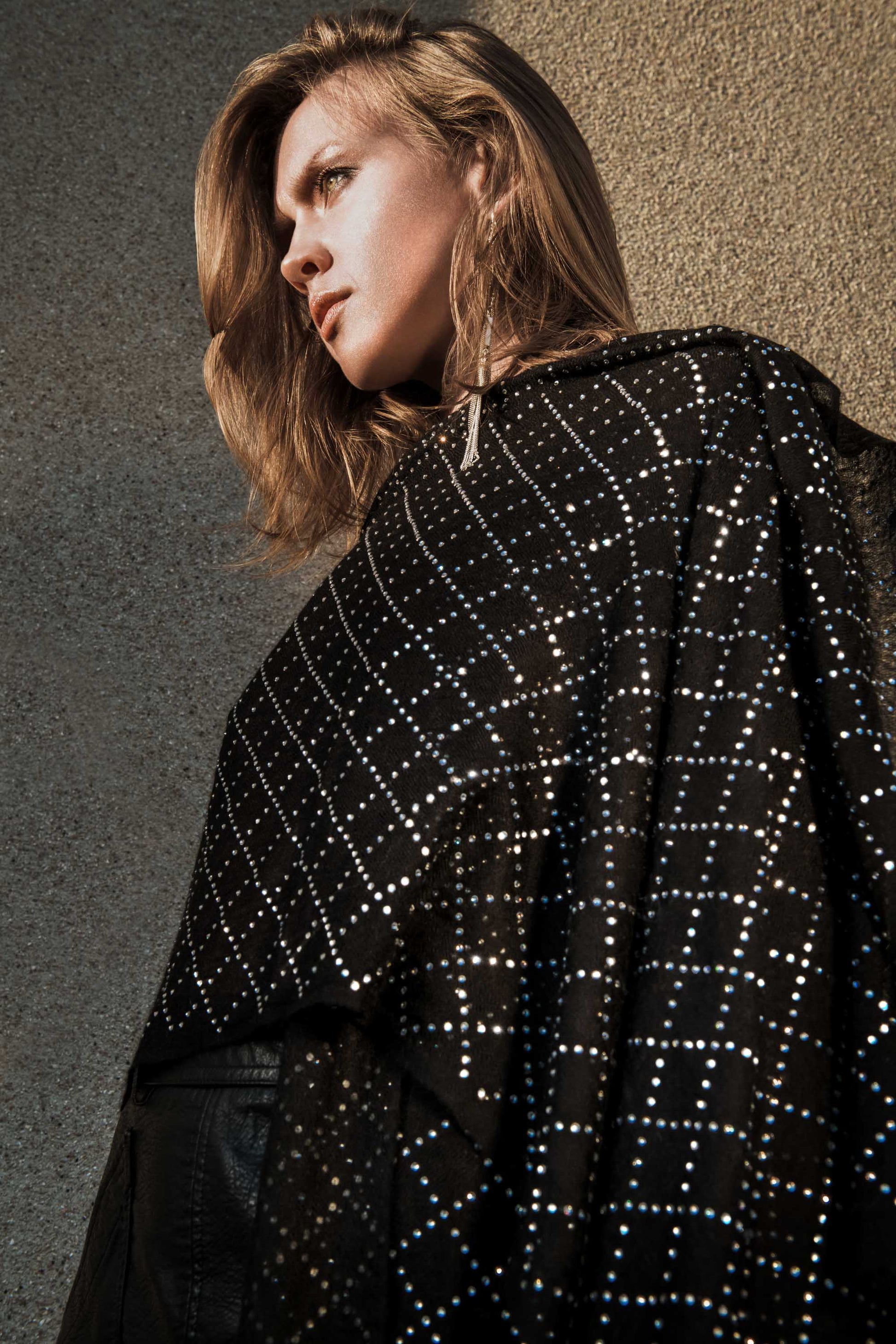 Etherea Crystal Cashmere Shawl