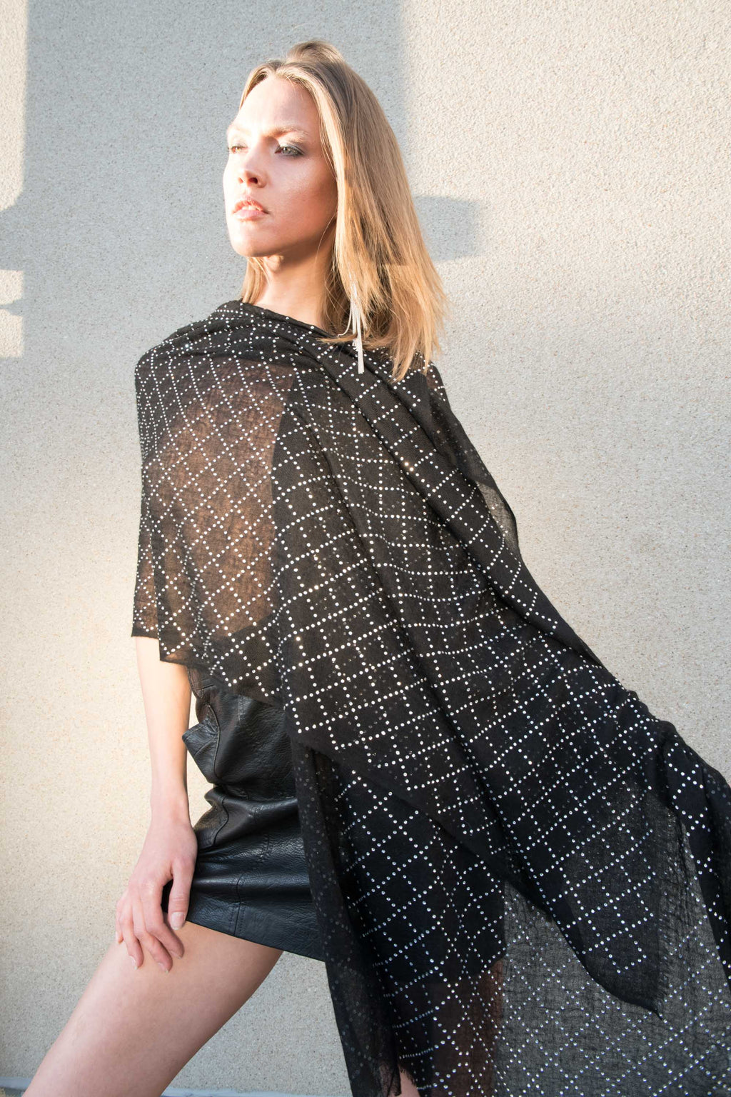 Ethereal Crystal Cashmere Shawl