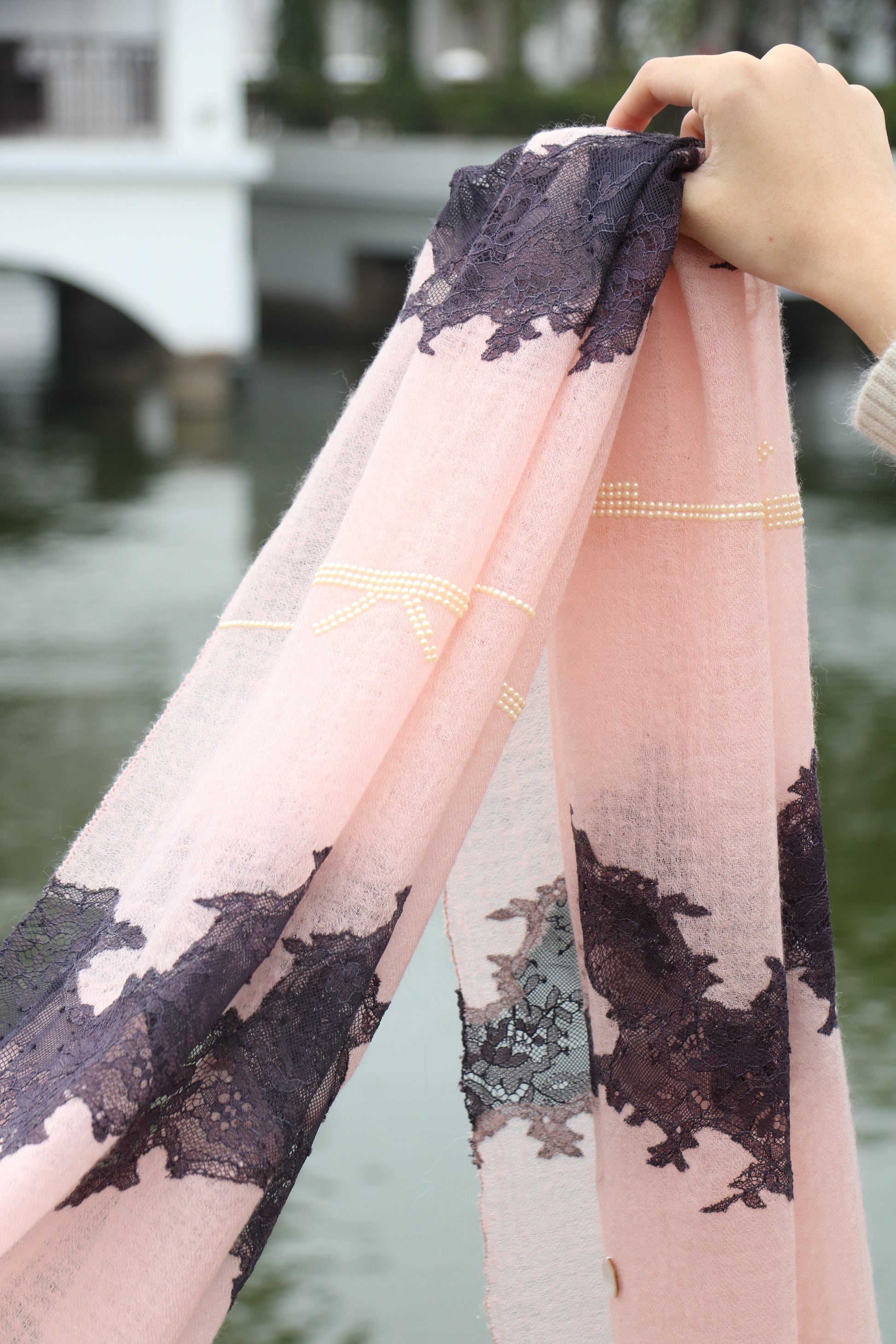 Lace Aura Cashmere Stole