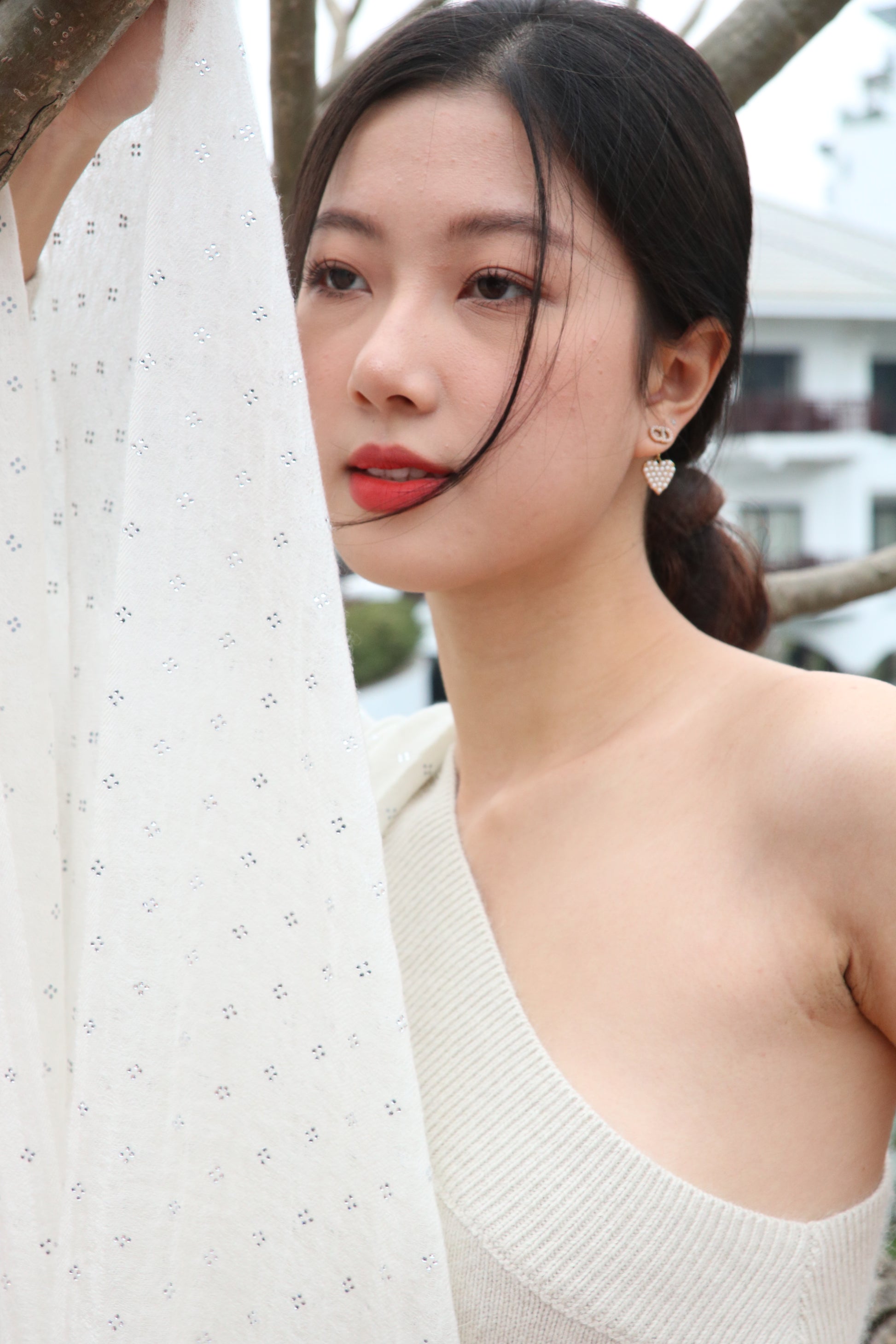 Lustre de Luxe Crystal Cashmere Stole