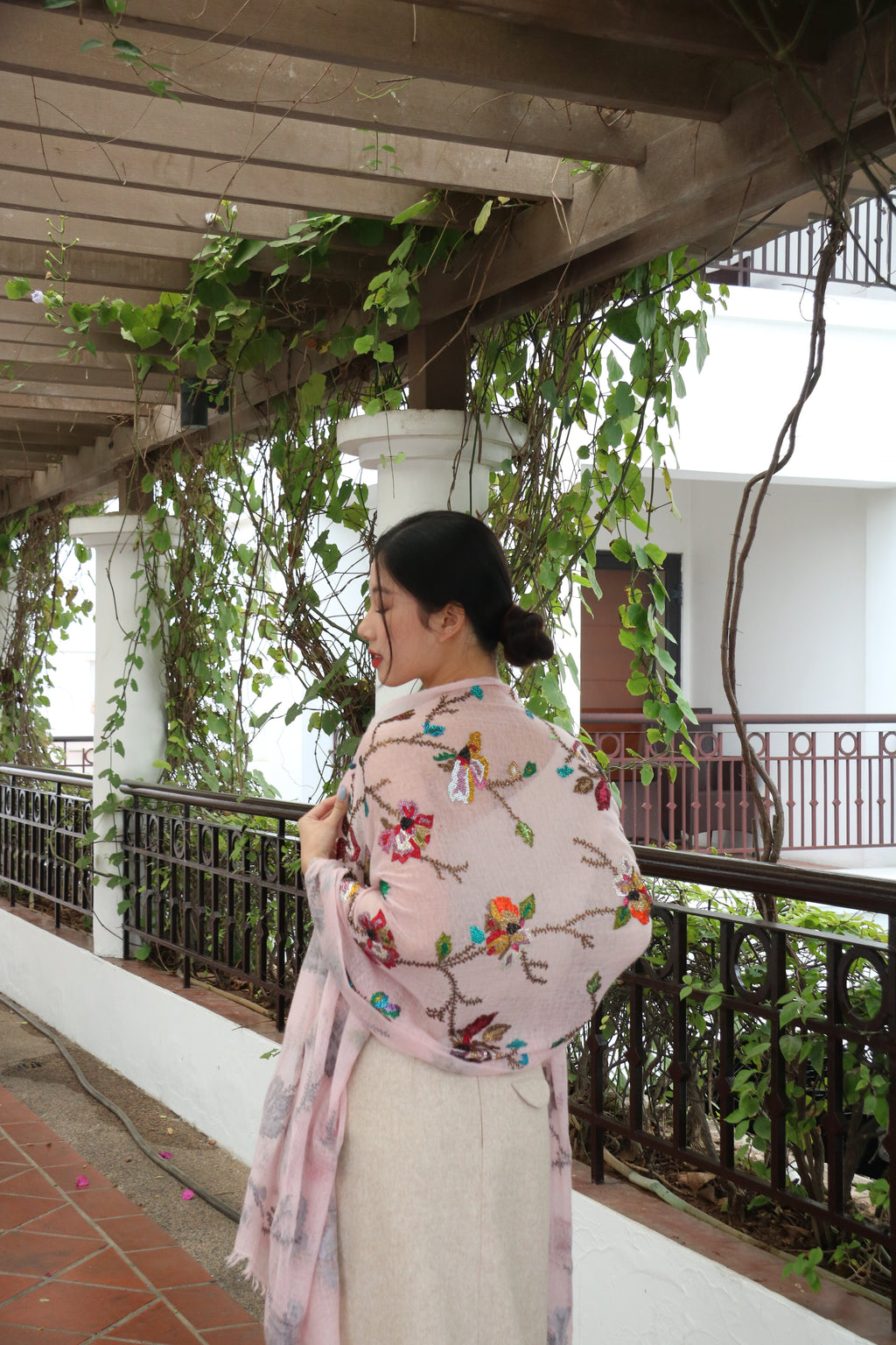 Crystal Blossom Reverie Cashmere Stole