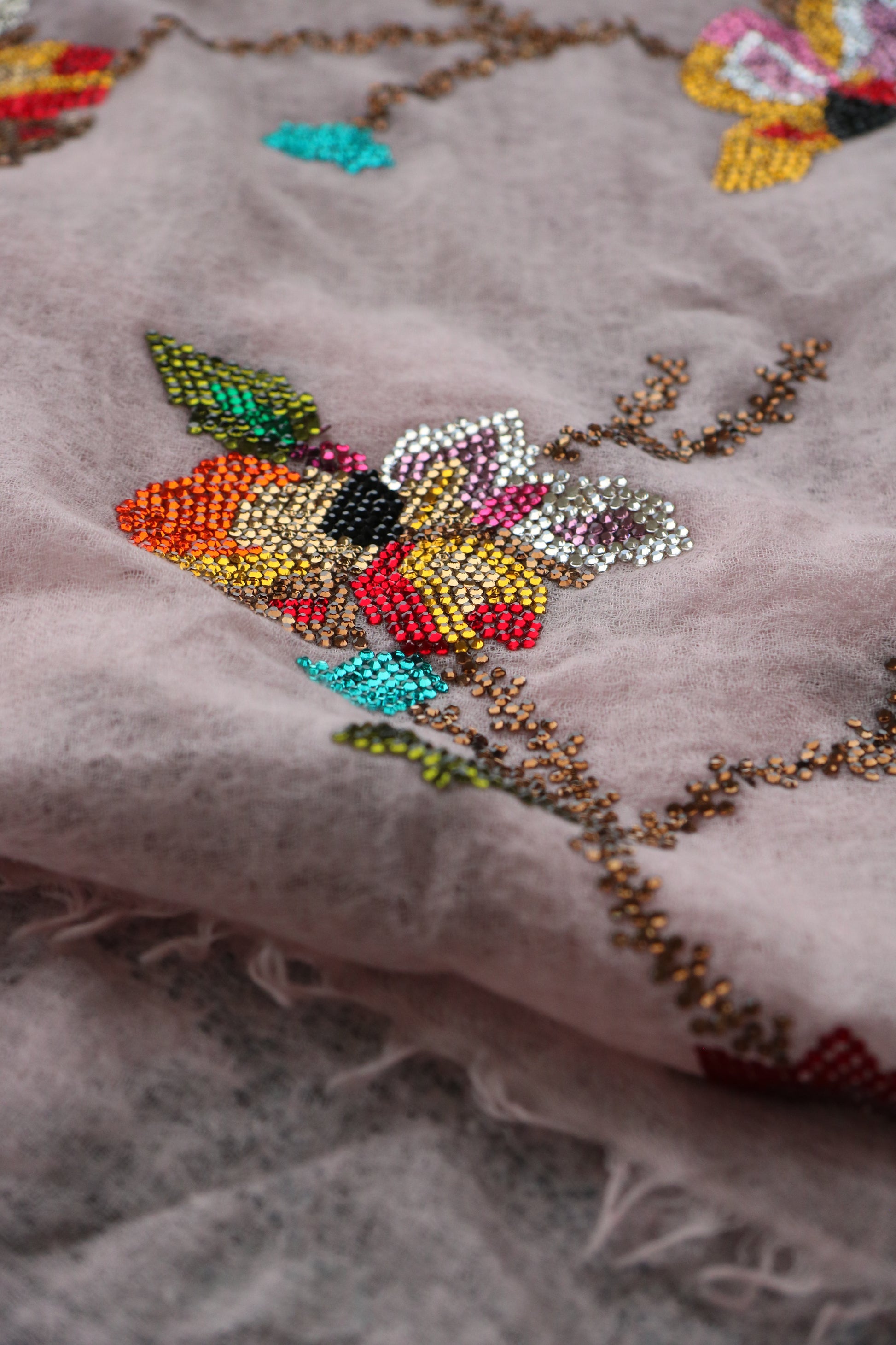 Crystal Blossom Reverie Cashmere Stole