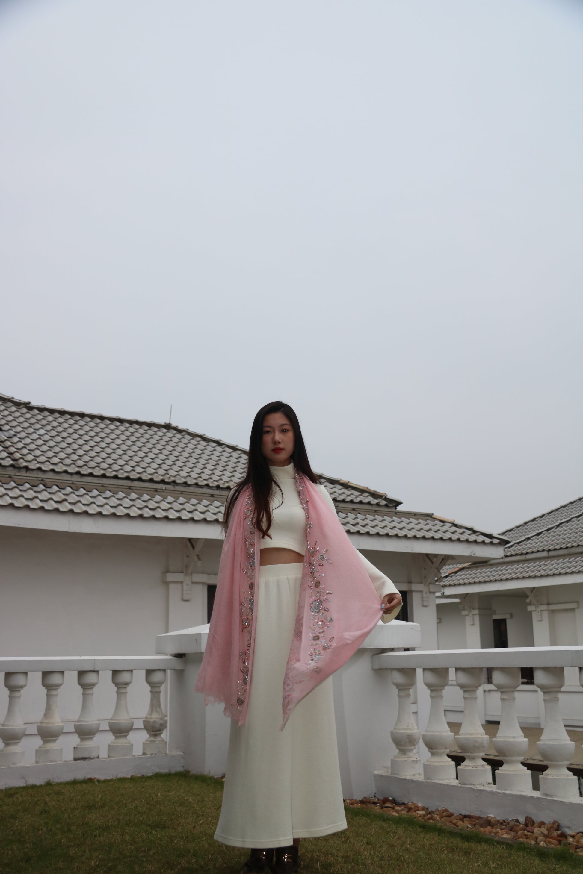 La Perla Shimmer Cashmere Stole