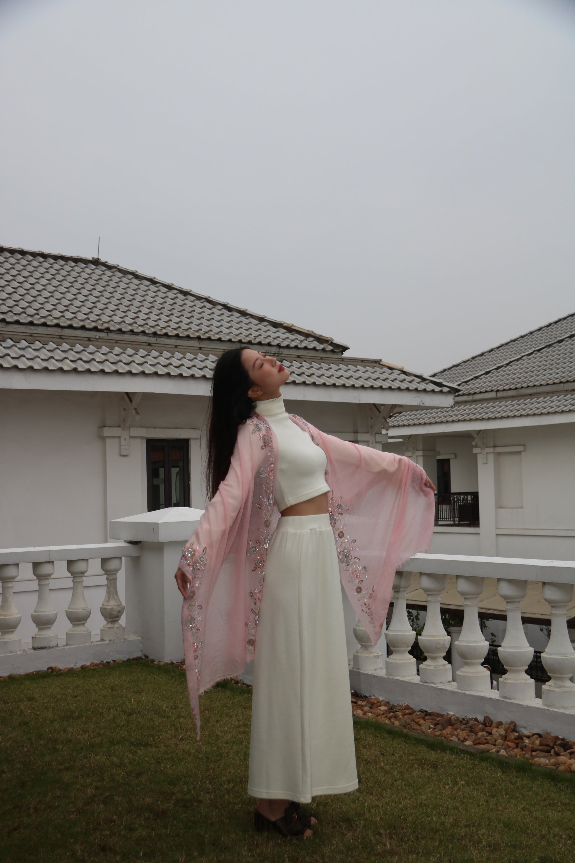 La Perla Shimmer Cashmere Stole