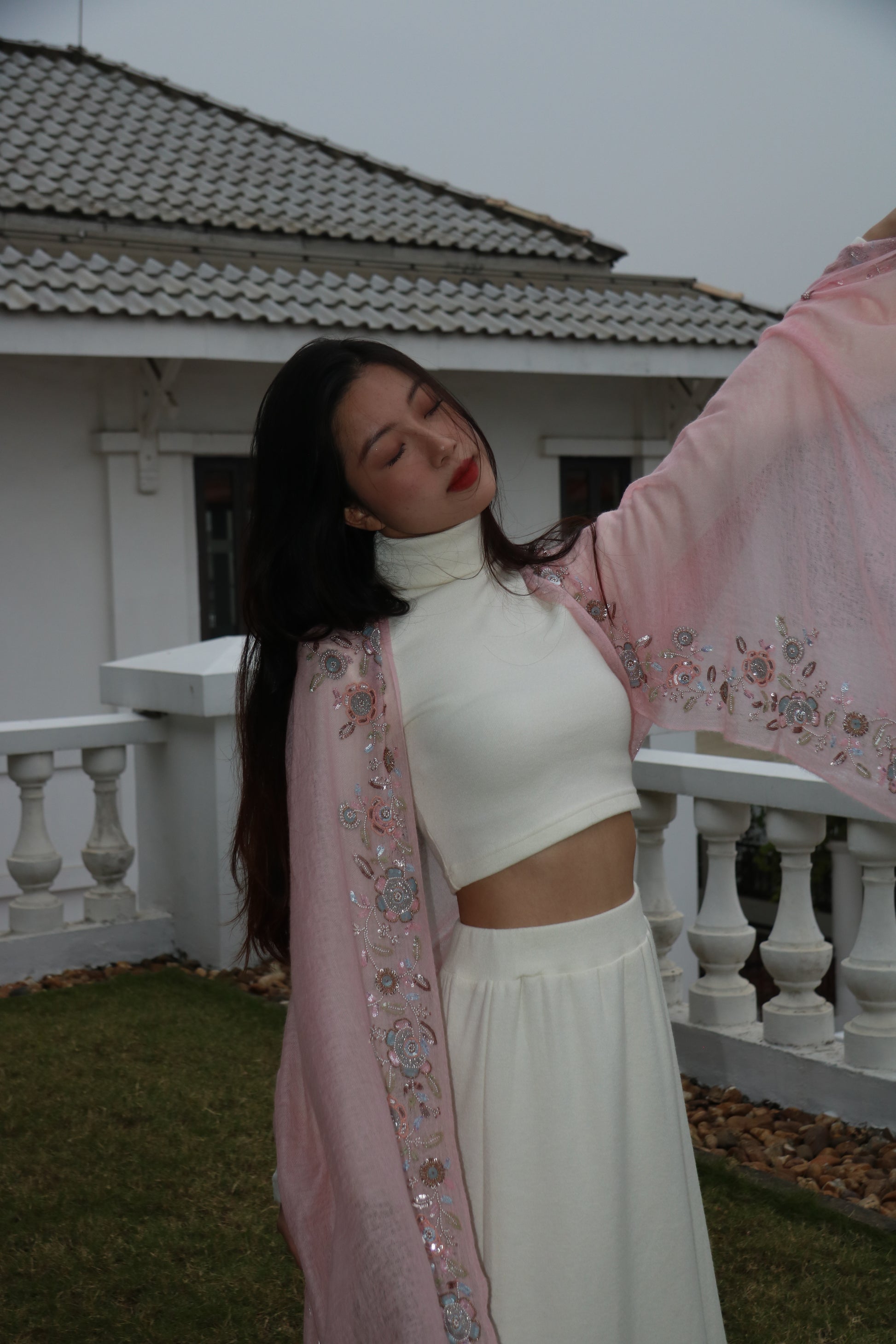 La Perla Shimmer Cashmere Stole